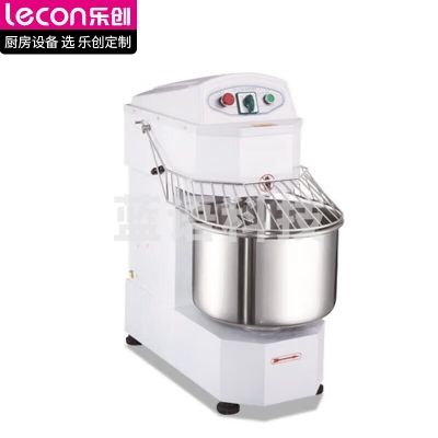 乐创 lecon LC-HSHD80 和面机商用双动双速和面机多功能揉面打面大型搅拌机商用和面机30kg-次