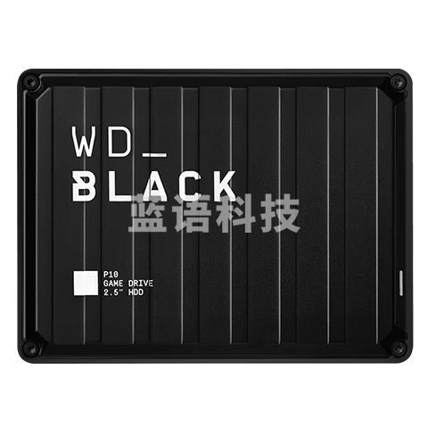 西部数据（WD）4TB移动硬盘130MB/s大容量高速便携P10存储外置机械硬盘外接PS5游戏Xbox手机笔记本电脑mac扩容