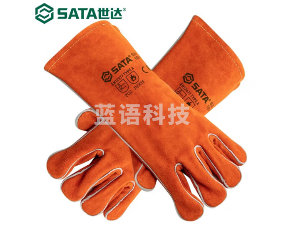 世达（SATA）直指焊接手套防护焊工电焊手套隔热防火阻燃耐高温 FS0106 XL