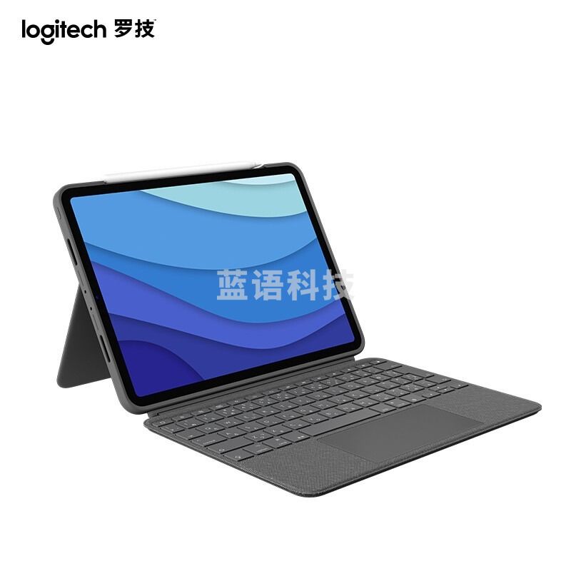 罗技 平板电脑配件 /Logitech ik1275 平板电脑键盘保护套 适用于iPad Pro 12.9英寸（第五代） 柒零  iK12