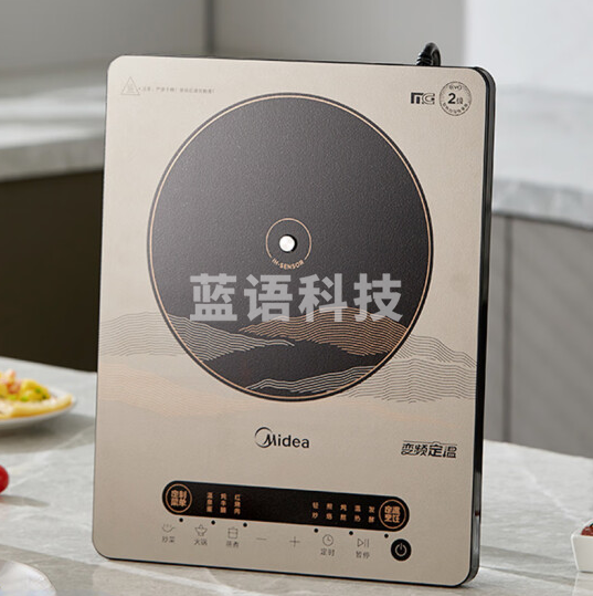 美的(Midea) 电磁炉变频定温一体面板4D防水2200W家用恒匀火精细烹饪电磁灶 MC-22RB01【ZMD安心系列】