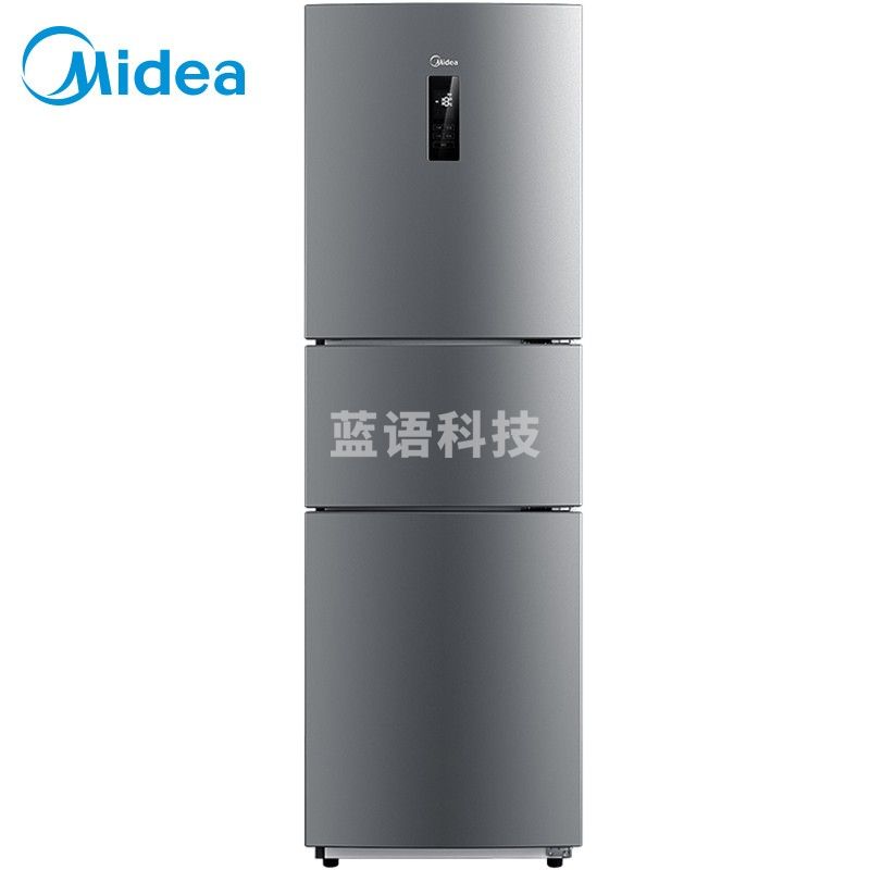 美的(Midea)258升 风冷无霜三门冰箱家用抗菌保鲜雷达感温冷藏冷冻节能省电多档调温 BCD-258WTM(E)