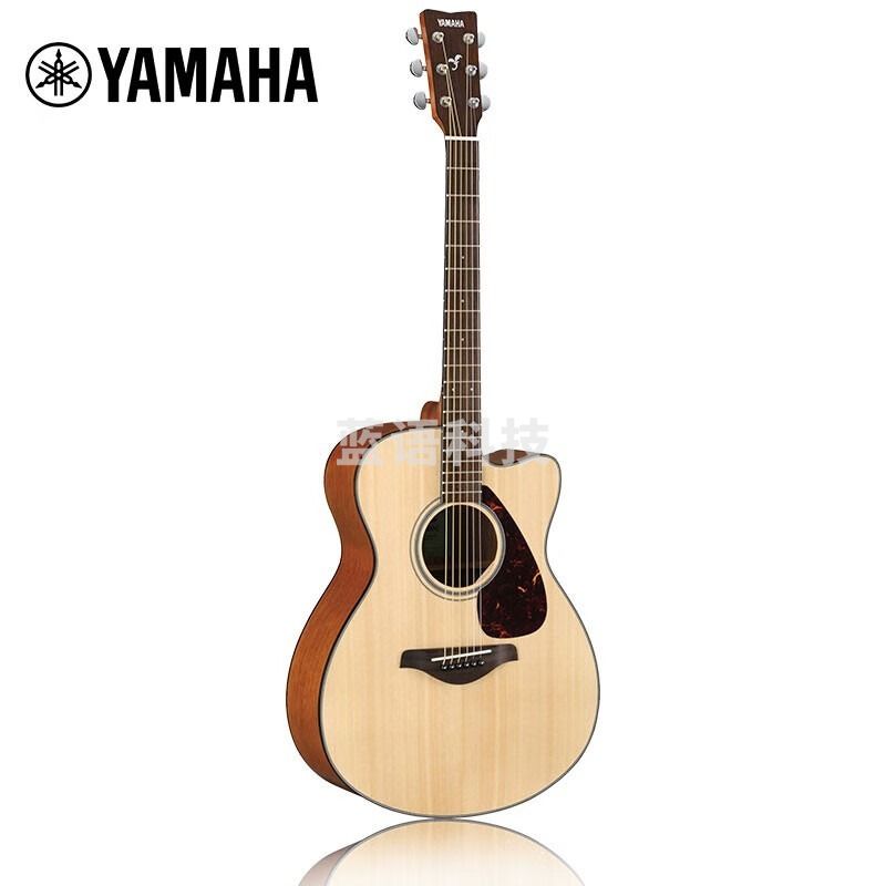 雅马哈/YAMAHA 雅马哈 FS800MC 实木单板 缺角吉它 原木色 民谣吉他 电子电工类