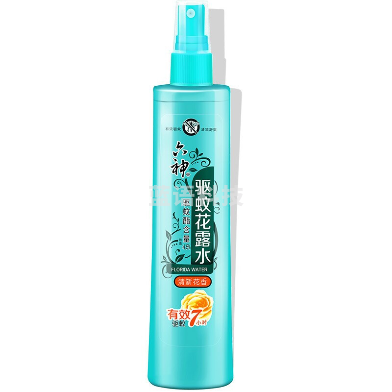 六神 驱蚊 喷雾花露水 清新花型 80ml GPX-129D.