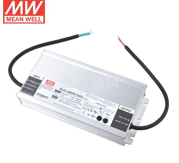 明纬（MEANWELL）HLG-480H-48A防水防尘LED高性能电源 明纬电源48V10A
