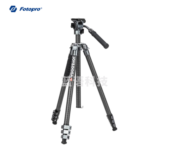 富图宝（Fotopro）飞行一号 LITE VIDEO扳扣设计可变独脚金属液压云台视频拍摄摄影摄相机微单像碳纤维三脚架