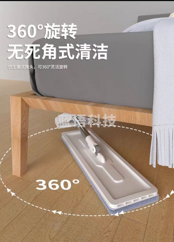 刮刮乐拖把平板拖把免手洗懒人拖地神器自动回弹脱水擦地神器吸水除尘推大排拖