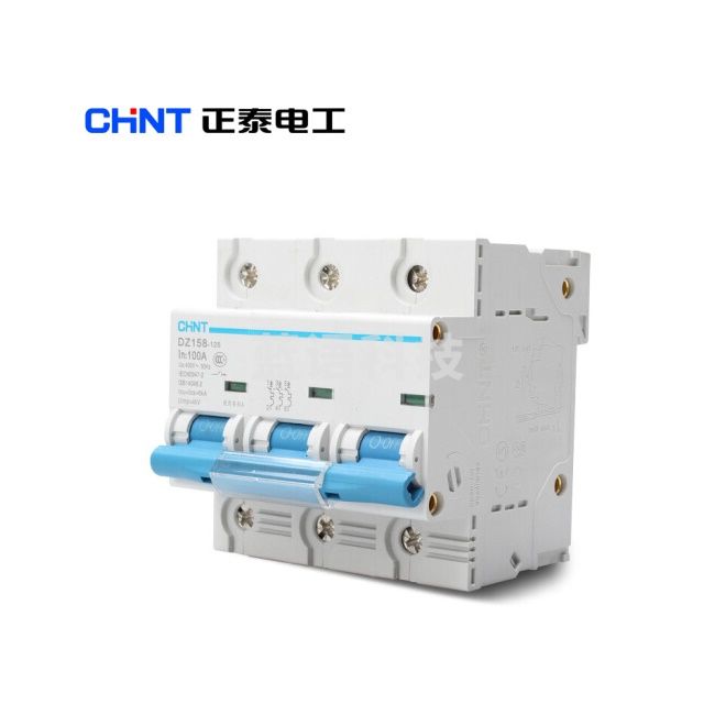 正泰（CHNT）DZ158-125-3P-100 正泰电工 大功率断路器 3P 100A