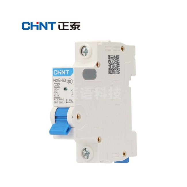 正泰 NXB-63-1P-C32 过载空气开关 DZ47升级款小型断路器 1P 32A