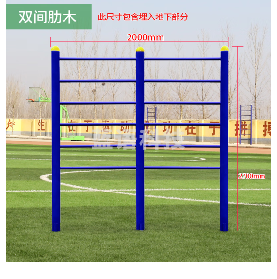博森特（BOSENTE） 单杠引体向上室外户外 学校家用小区广场公园 室外健身器材路径 双肩肋木