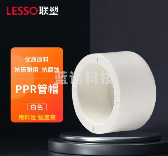 联塑 管帽堵帽水管配件PPR堵头热熔水堵管件 管帽(PP-R 配件)白色dn25 100个