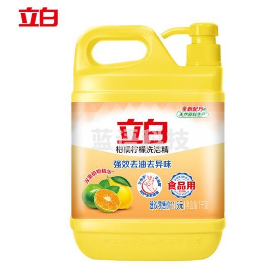 立白 柑橘柠檬双重精华洗洁精 1kg