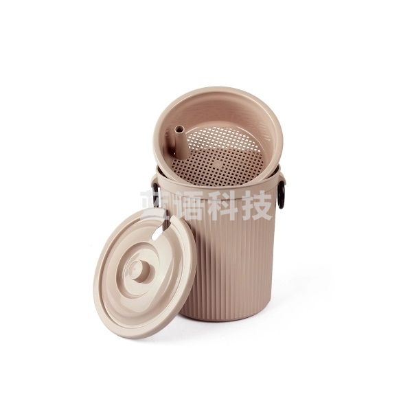 滤茶桶 废水桶垃圾桶茶水桶茶盘排水桶茶漏管27cm 桶口直径25cm