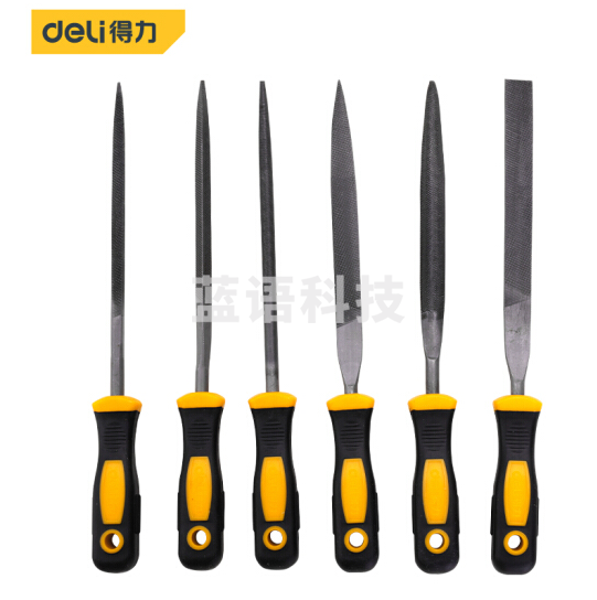 得力（deli） 锉刀组套整形锉刀什锦锉打磨工具6件套5x180mm DL2181