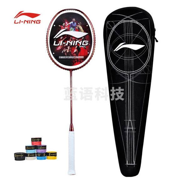 李宁（LI-NING） 羽毛球拍单拍能量聚合系列速度型超轻专业羽拍 能量80红色 AYPQ144-1