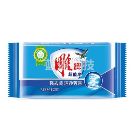 雕牌 超能皂226g 深层去渍 软水硬水都适用 洗衣皂/肥皂 1块状