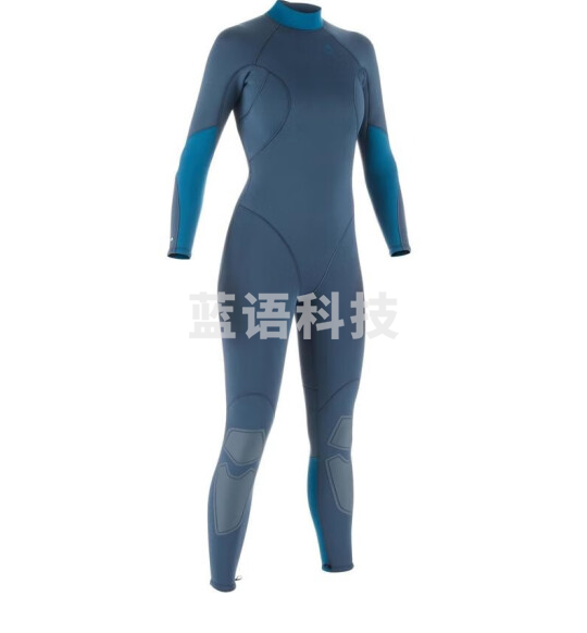 迪卡侬3mm潜水服女冲浪服男橡胶专业保暖泳女款深青砖色 2611459 （XS/S/M/L/XL码数）