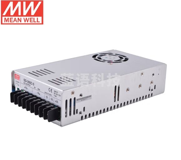 明纬(MEANWELL)SD-350C-5 DC转DC电源供应器明纬开关电源60A 5V