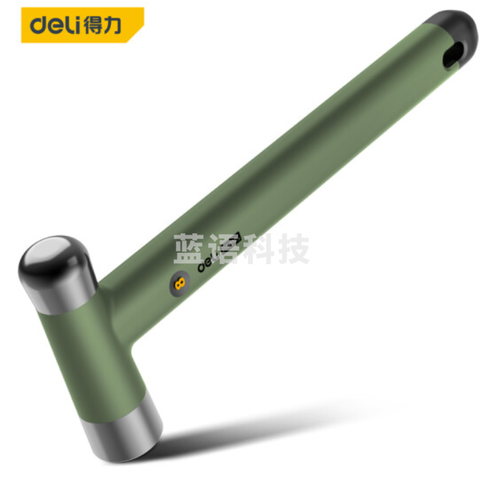 京东 x得力(deli)国民家居home系列圆头锤安装锤榔头8OZ清雅绿 HT7008L