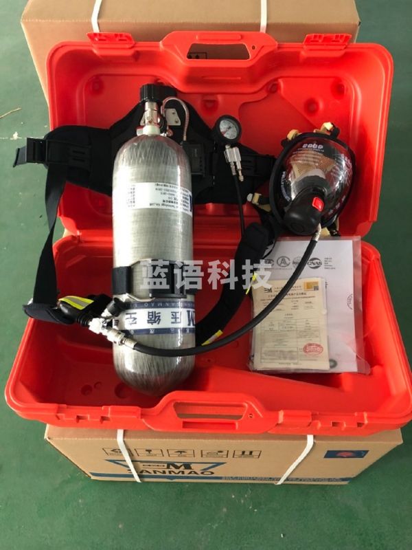 三茂 三茂正压式空气呼吸器RHZK6.8消防3C空气呼吸器全面罩