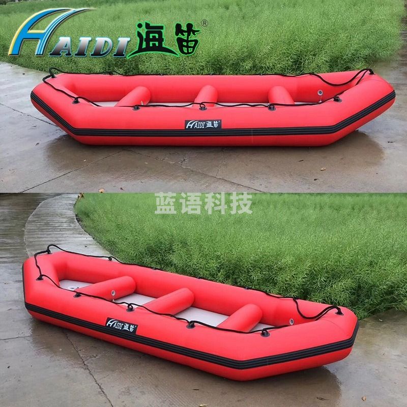 海笛 漂流艇 橡皮艇钓鱼艇船加厚充气船橡皮艇竟赛气垫船 救援艇