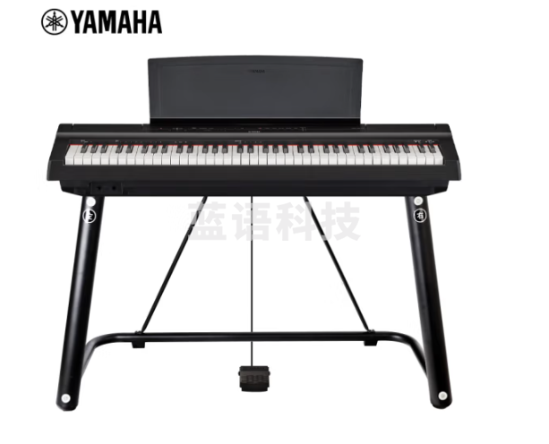 雅马哈（YAMAHA）电钢琴 黑色主机+U架+单踏