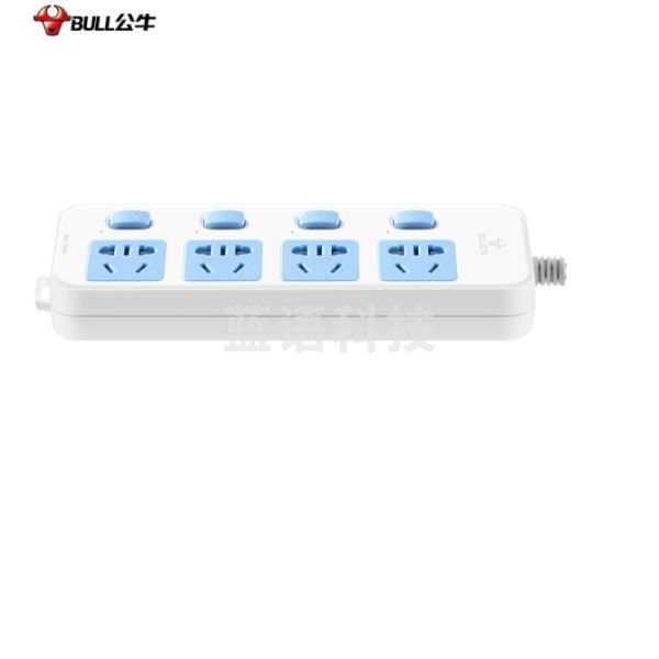 公牛 GN-315 1.8米 插座 4位分控