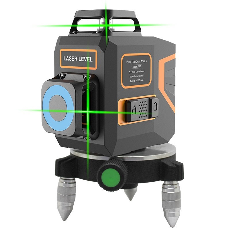 爱德克斯（EDKORS）激光水平仪高精度12线绿光标线仪自动打线仪贴墙仪水平投线仪T92