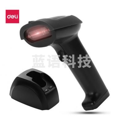 得力(deli) 14951W 无线一维激光扫描枪扫码枪扫码器纸类餐饮零售快递仓储物流超市 商品条码
