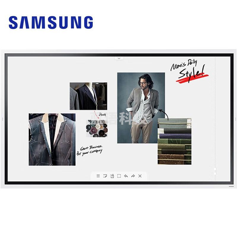 三星（SAMSUNG）Flip65英寸电子白板会议触摸屏显示器多媒体电子教学一体机 WM65R