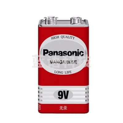 松下 9V电池九伏6F22方形 9伏碳性干电池 1粒