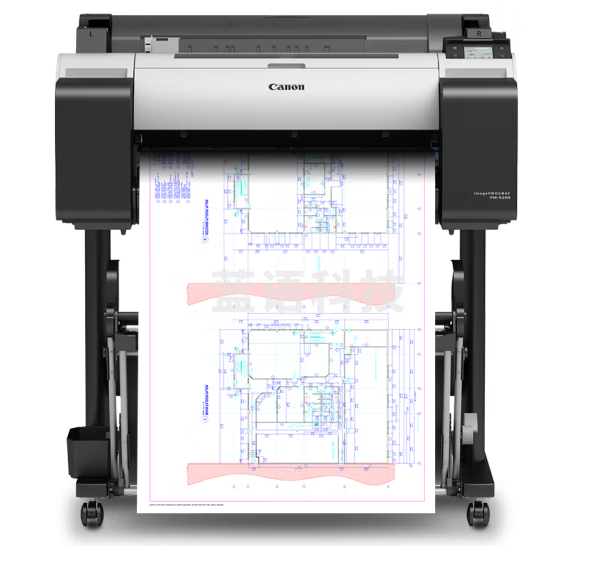 佳能（Canon）TM-5205专业CAD打印/彩色喷墨大幅面写真机/广告图文海报设计绘图仪