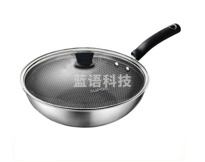 苏泊尔蜂窝复合钢炒锅 304不锈钢炒锅 燃气电磁炉通用 30cm VC30JAC01