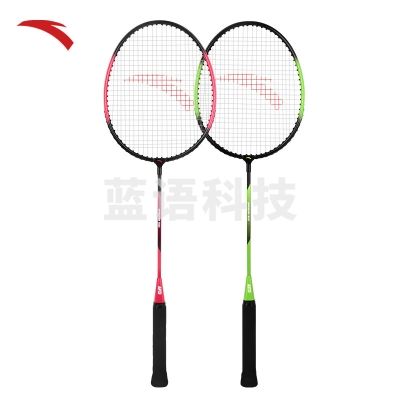 安踏 ANTA M101 安踏羽毛球拍 对拍深凹槽比赛601-2 紫绿对拍