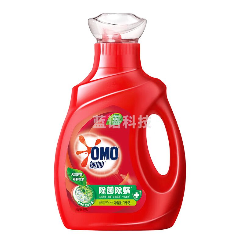奥妙 除菌除螨洗衣液 1kg 浓缩天然酵素 持久留香 家庭必备(新老包装 随机发货)