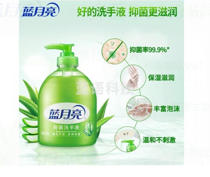 蓝月亮 瓶装 芦荟抑菌洗手液 500g