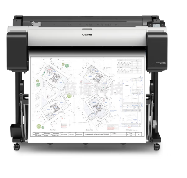 佳能(Canon)TM-5300打印A0/专业CAD工程图彩色喷墨影像写真机/大幅面海报印刷商业广告绘图仪