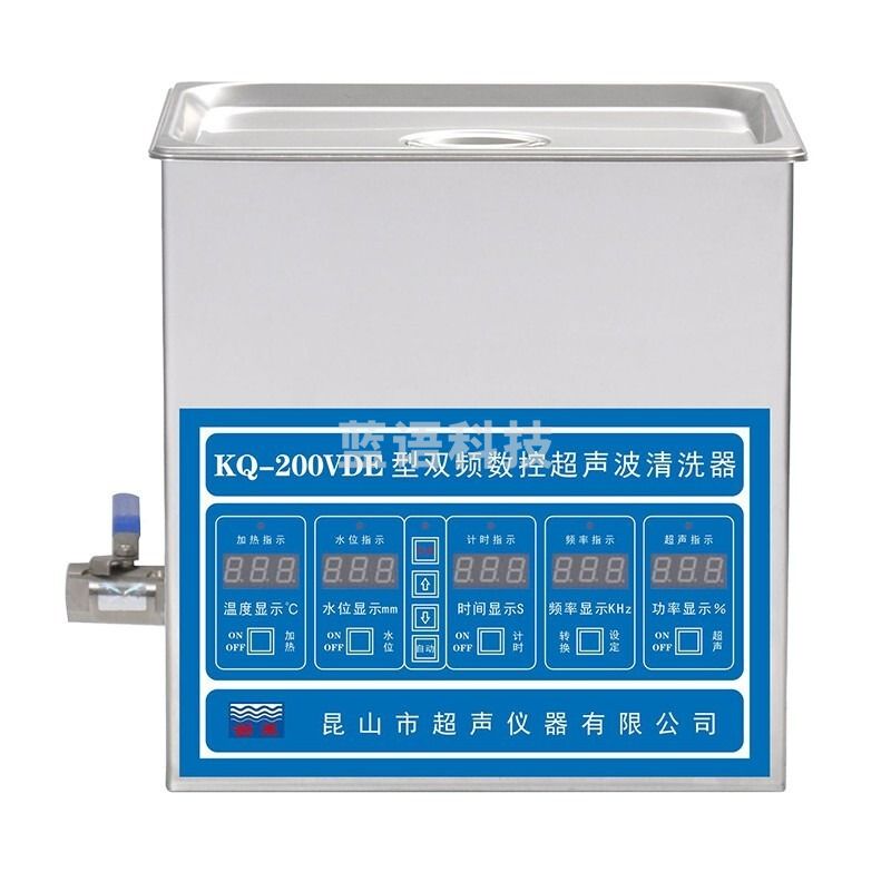 舒美 KQ-200VDE KQ-300/500/600/700VDE实验室一体式台式双频数控超声波清洗器 安全用仪器