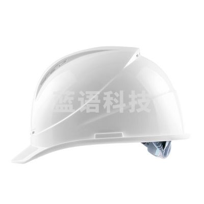 巨联 透气型ABS安全帽 电力工程工地建筑施工头盔 白色