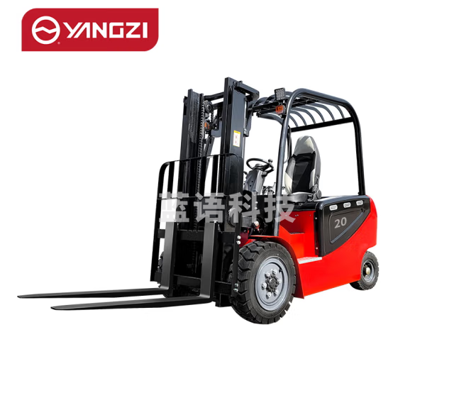 扬子（YANGZI）电动叉车座驾式堆高车四轮平衡重液压装卸车2吨堆垛车 高配电动2吨3.5米