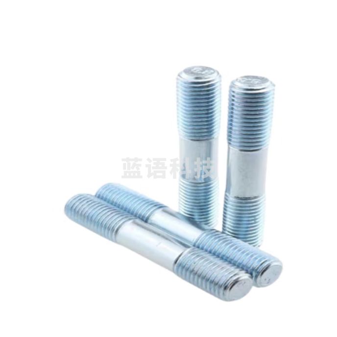 双头螺丝 4.8级镀锌 对丝 螺栓 M22*200 ；套