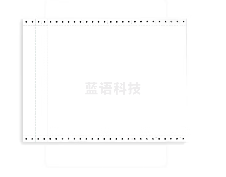 整张撕边电脑打印纸 全白针式三联打印纸（381-3S 色序:全白381*279.4mm0