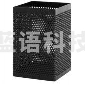 得力deli丝网笔筒908方形(黑色)