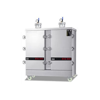 麦大厨 MDC-RM-GY04-24 高原蒸柜商用蒸饭柜食堂厨房大容量电蒸箱蒸包蒸饭电热蒸柜24盘0.04Mpa