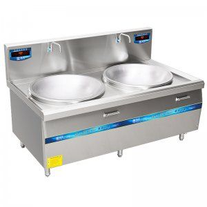 圣托（Shentop） STC-B2100 不锈钢电磁炉 25kW双炒电磁灶 食堂大功率电炉灶 双头电磁大锅灶