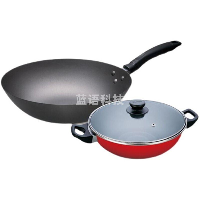 苏泊尔（SUPOR）炒锅不粘锅厨具锅具套装炒锅汤锅奶锅套装 爱家二件套/VTP1634T
