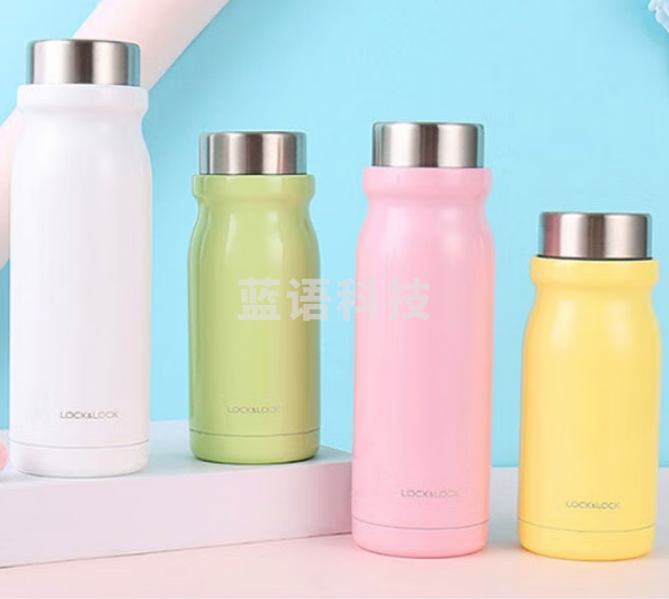 乐扣乐扣（LOCK&LOCK）LHC4196 保温杯可爱牛奶杯 便携茶水分离420ml 颜色备注