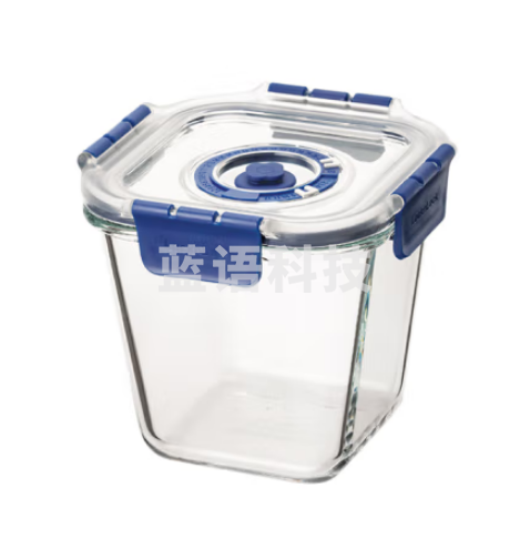 乐扣乐扣（LOCK&LOCK）LBG217 抽真空玻璃保鲜盒 TOPCLASS耐热饭盒密封950mL便当盒