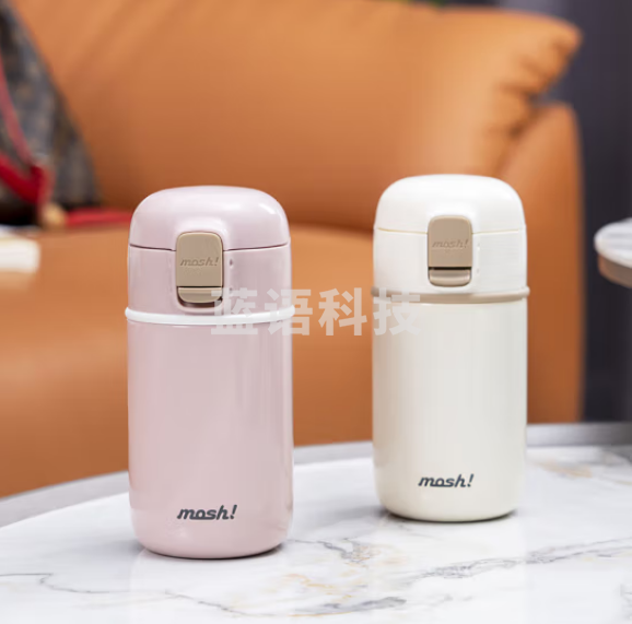 mosh 保温杯弹盖水杯 DMLO360ML 牛奶白360ml