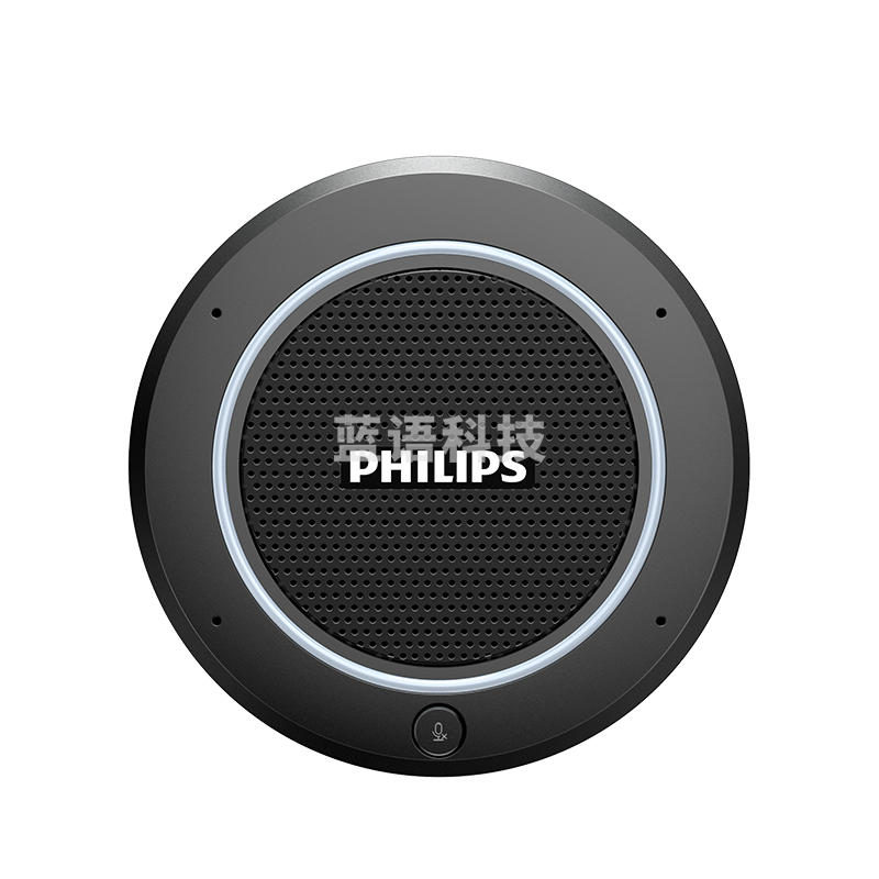 飞利浦PSE0400 视频会议全向麦克风 免驱会议专用远距离拾音麦克风 蓝牙无线USB桌面扬声器